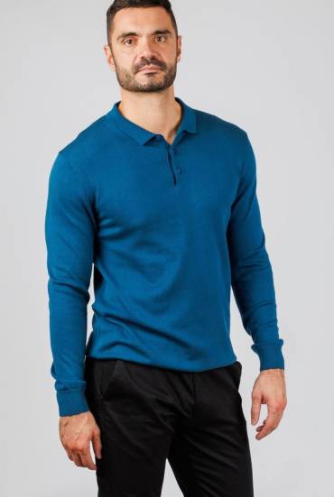 Muški džepmer polo - PLAVI