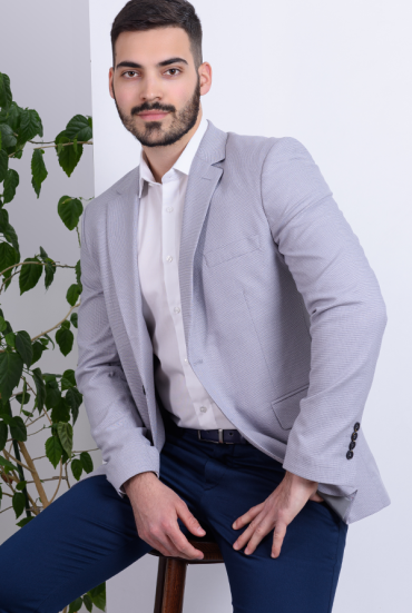 Muški sako - SVETLO SIVI