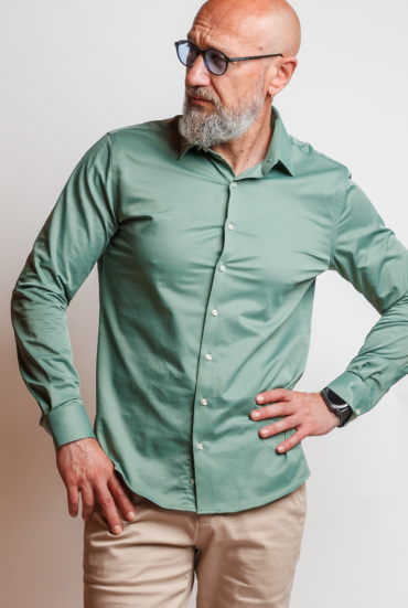 Muška SLIM FIT košulja – zelena