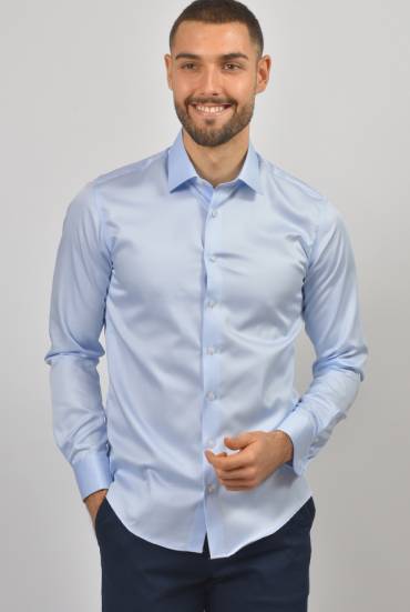 Muska kosulja SLIM FIT NO IRON PLAVA