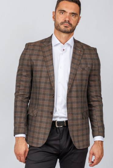 Muški sako karirani - BRAON