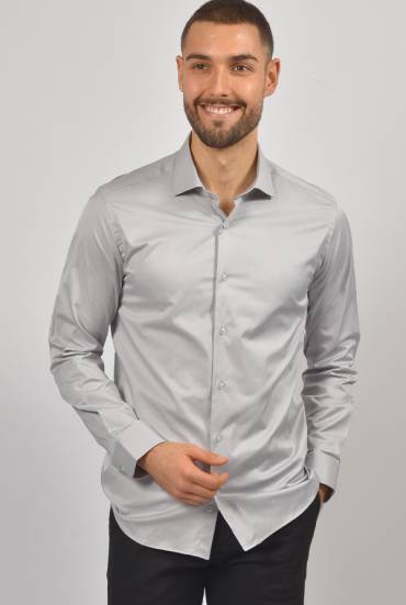 Muska kosulja SLIM FIT SIVA