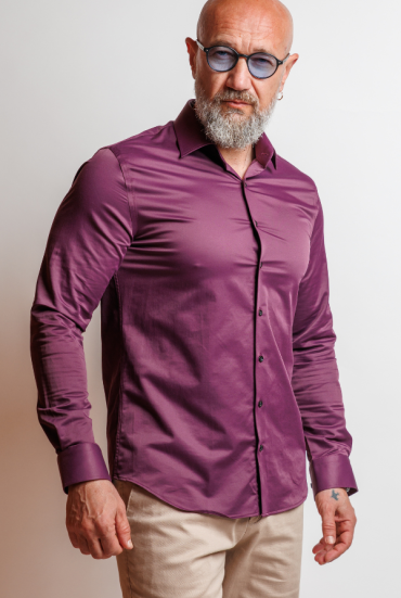 Muška SLIM FIT košulja – ljubičasta